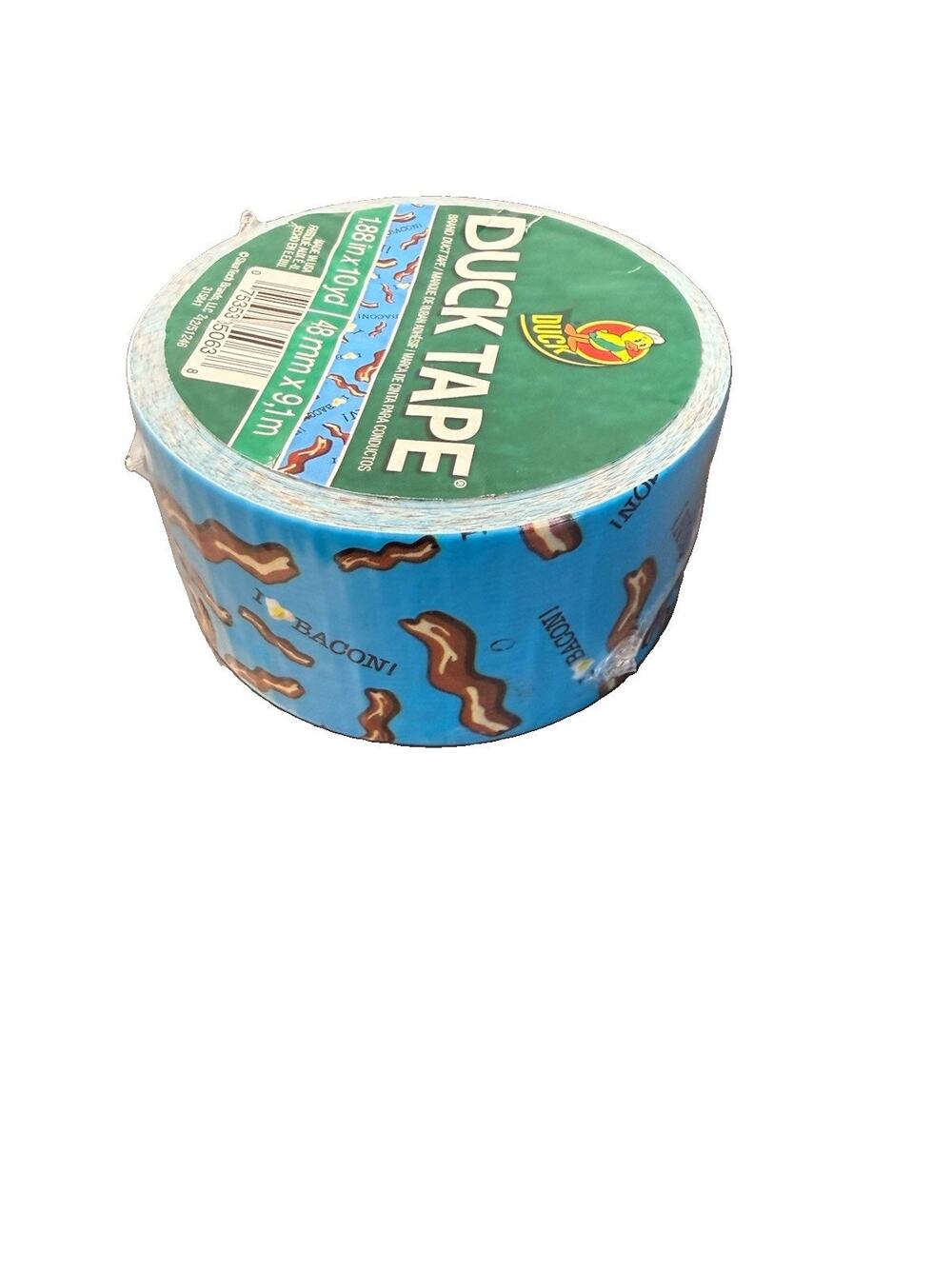 Duck Brand Bacon Duct Tape 1.88” x 10 Yards Discontinued Novelty Rare Sealed